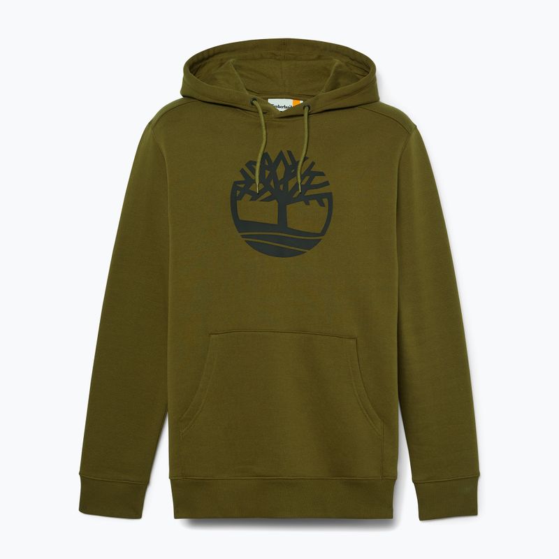 Bluza męska Timberland Tree Logo Hoodie dark olive 5