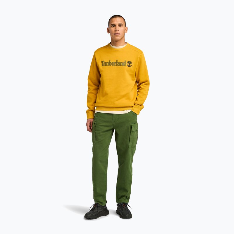 Bluza męska Timberland Linear Logo Crew Neck chai tea 2