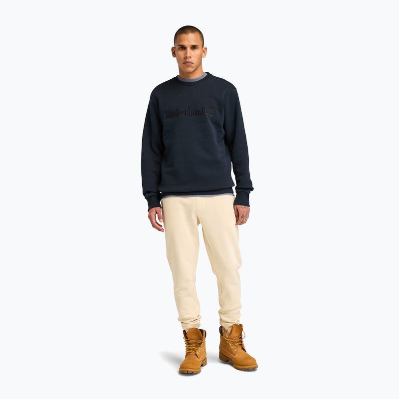 Bluza męska Timberland Embroidery Tonal Crew Neck dark sapphire 2