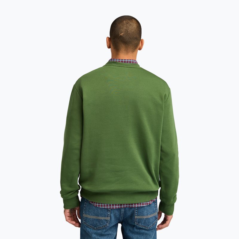 Bluza męska Timberland Embroidery Tonal Crew Neck black forest green 3