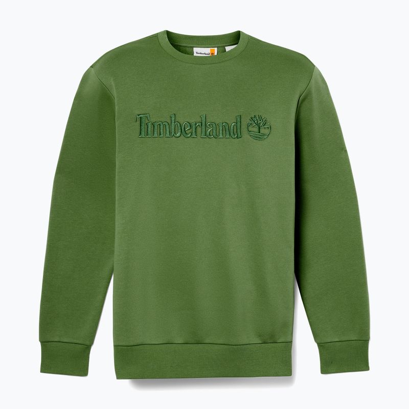 Bluza męska Timberland Embroidery Tonal Crew Neck black forest green 5