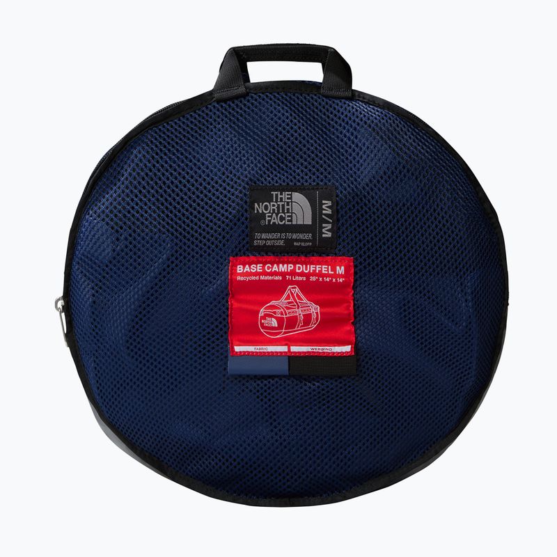 Torba podróżna The North Face Base Camp Duffel M 71 l summit navy/black/npf 4