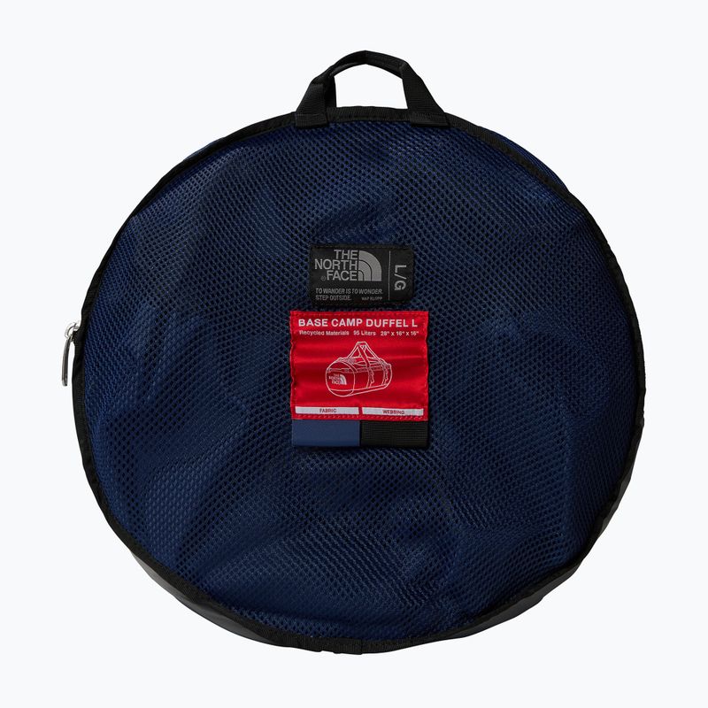 Torba podróżna The North Face Base Camp Duffel L 95 l summit navy/black/npf 3