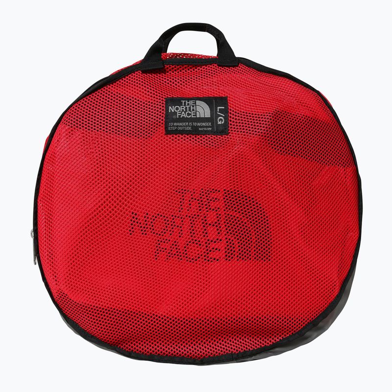 Torba podróżna The North Face Base Camp Duffel L 95 l red/black/npf 3