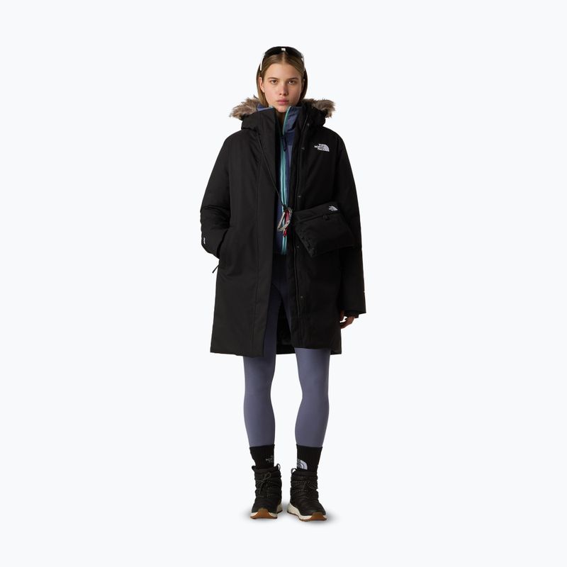 Kurtka puchowa damska The North Face Arctic Parka black 2