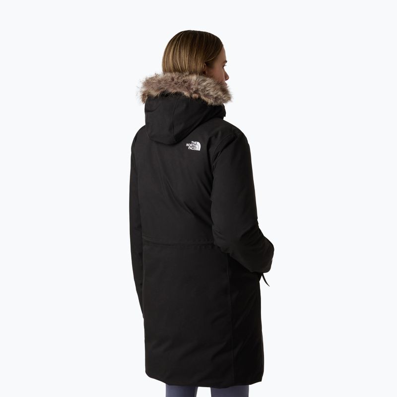 Kurtka puchowa damska The North Face Arctic Parka black 3