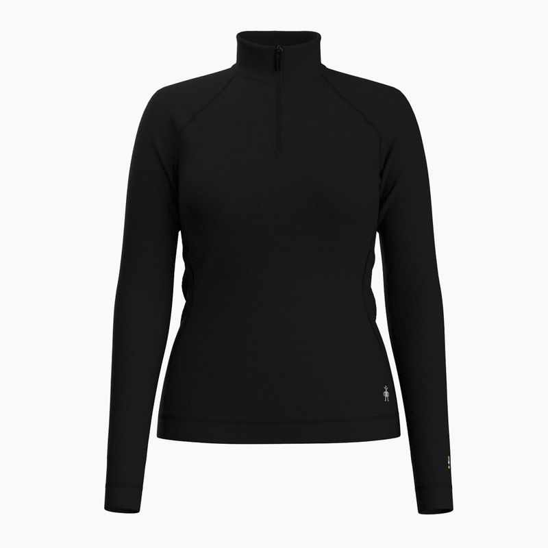 Bluza termoaktywna damska Smartwool Classic Thermal Merino Base Layer 1/4 Zip Boxed black