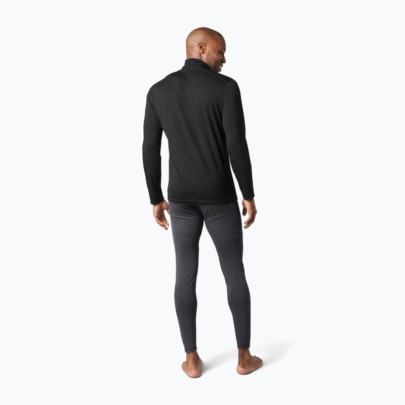 Bluza termoaktywna męska Smartwool Classic Thermal Merino Base Layer 1/4 Zip Boxed black 3