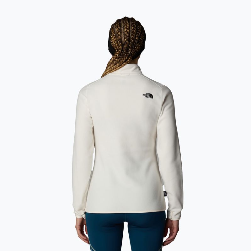 Bluza damska The North Face 100 Glacier FZ white dune/npf 3