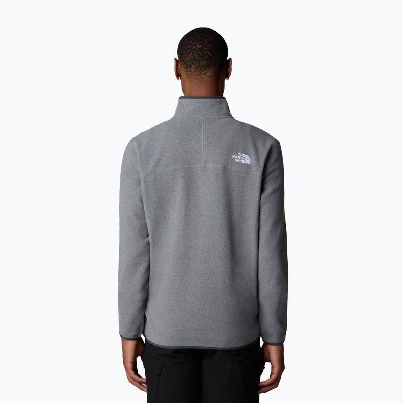 Bluza męska The North Face 100 Glacier 1/4 Zip medium grey heather 3