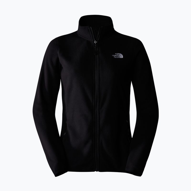 Bluza damska The North Face 100 Glacier FZ black/npf 5