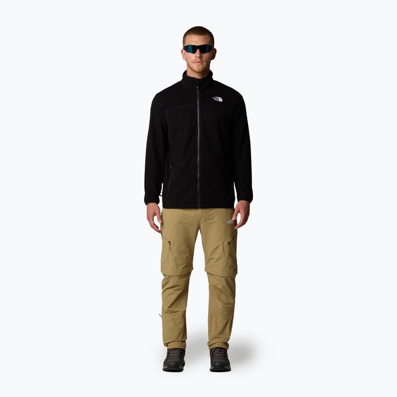 Bluza męska The North Face 100 Glacier Full Zip black/npf 2