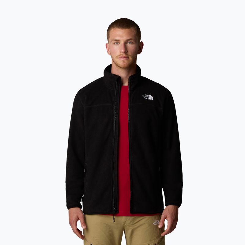 Bluza męska The North Face 100 Glacier Full Zip black/npf 4