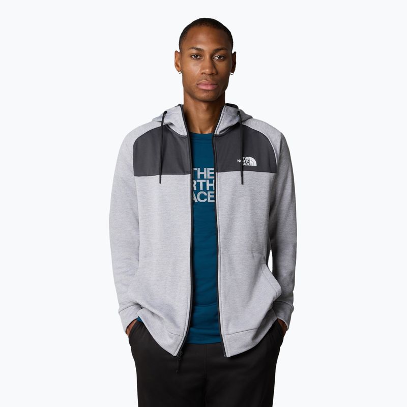 Bluza męska The North Face Reaxion Fleece light grey heather/ asphalt grey 4