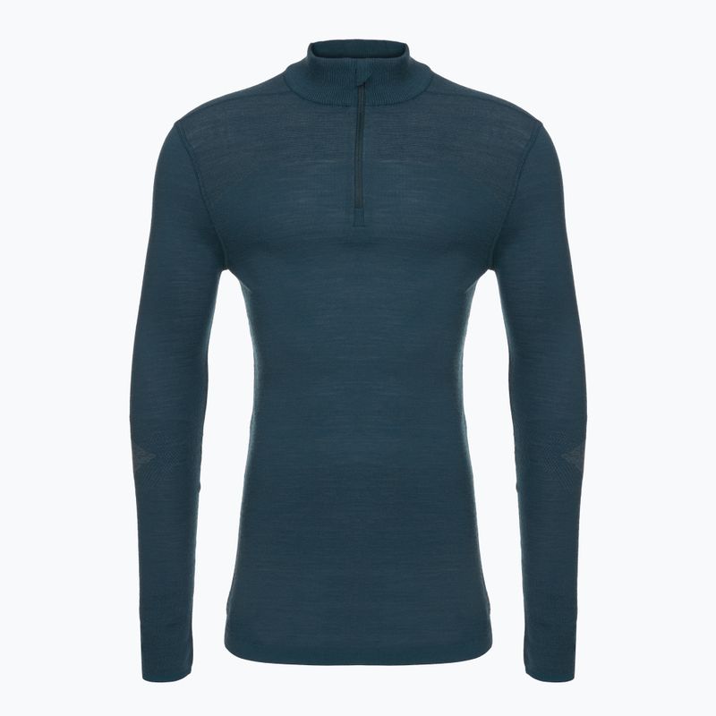 Bluza termoaktywna męska Smartwool Intraknit Thermal Merino Base Layer 1/4 Zip twilight blue 3