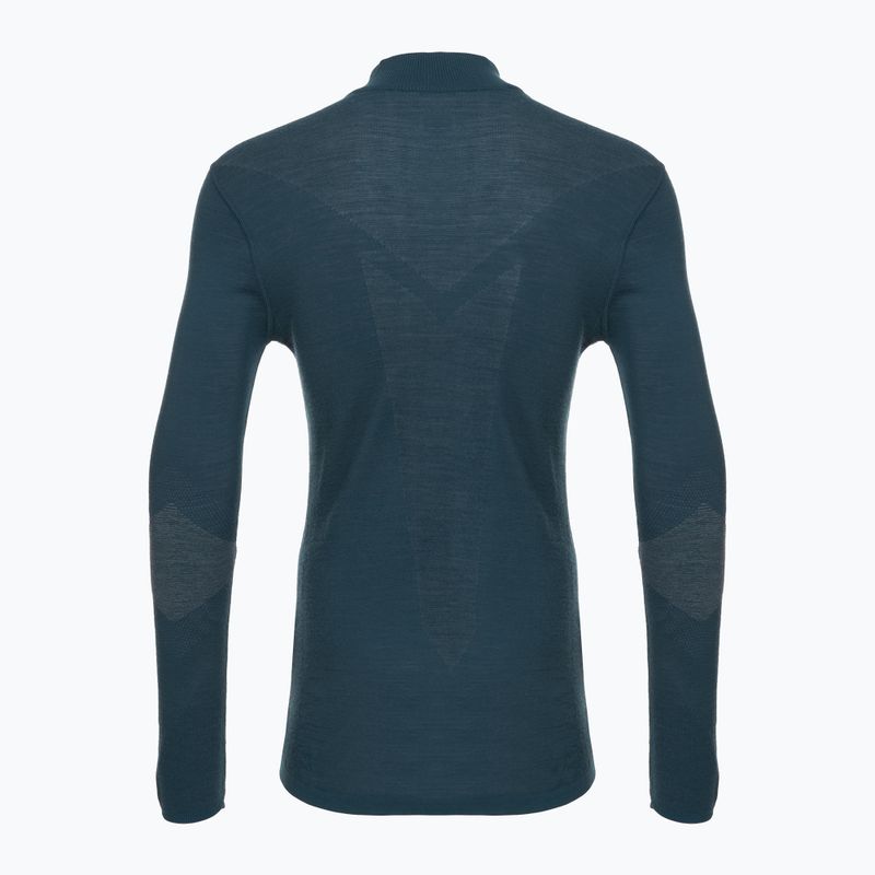 Bluza termoaktywna męska Smartwool Intraknit Thermal Merino Base Layer 1/4 Zip twilight blue 4