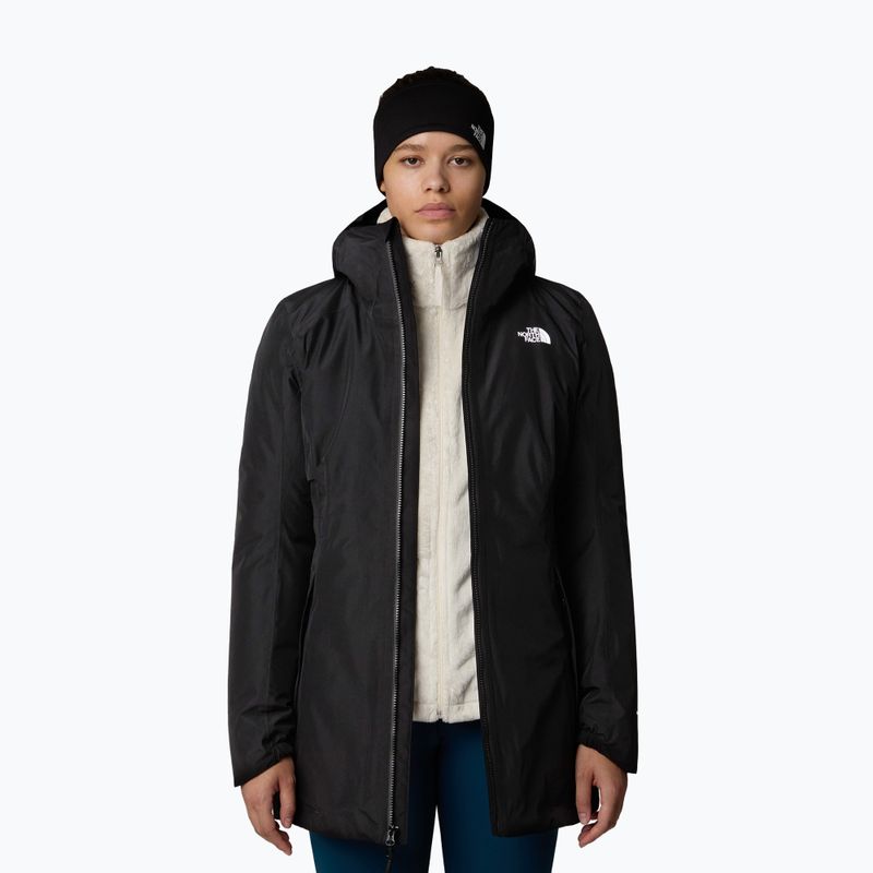 Kurtka zimowa damska The North Face Hikesteller Insulated Parka black/black/npf