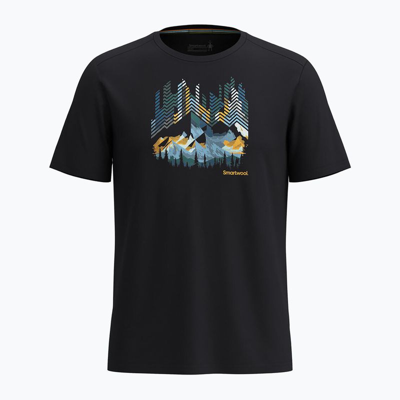 Koszulka trekkingowa Smartwool Vital Peaks Active Graphic Tee black 2
