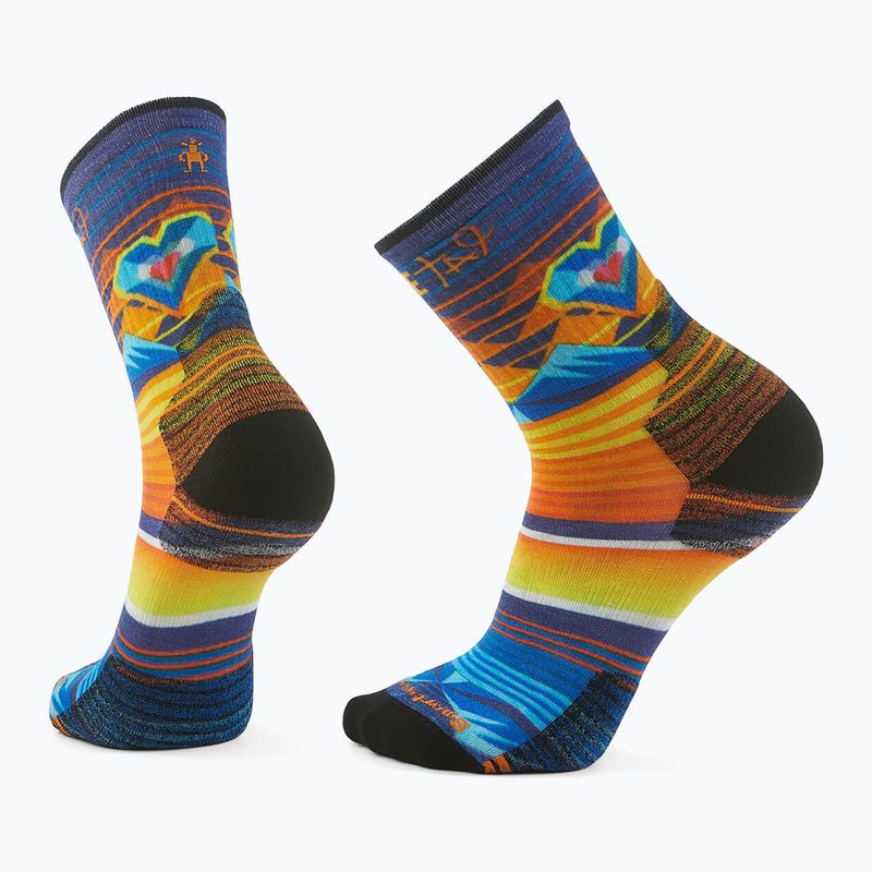 Skarpety Smartwool Hike Targeted Cushion Open Hearts Print Crew multi color