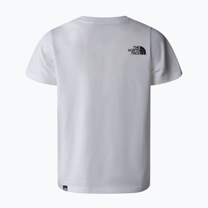 Koszulka dziecięca The North Face Teen Simple Dome Tee white 5