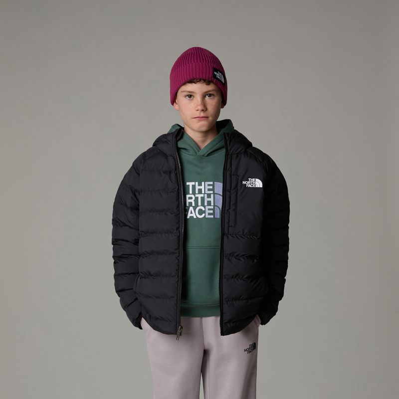 Kurtka ocieplana dziecięca The North Face Reversible Perrito black/smoked pearl 4