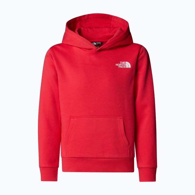 Bluza dziecięca The North Face Teen Simple Dome Hoodie hibiscus