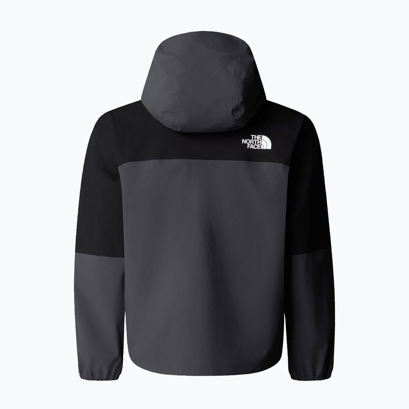 Kurtka przeciwdeszczowa dziecięca The North Face Teen Hike Packable Shell tnf black/asphalt grey 5