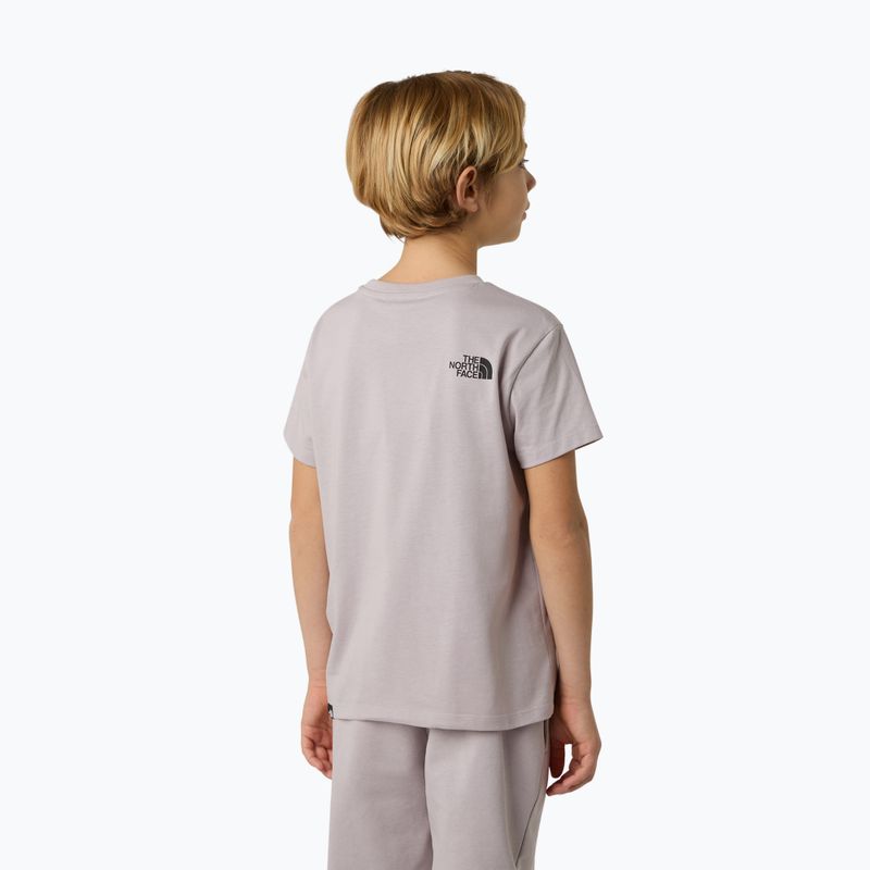 Koszulka dziecięca The North Face Teen Simple Dome Tee moonstone grey 3