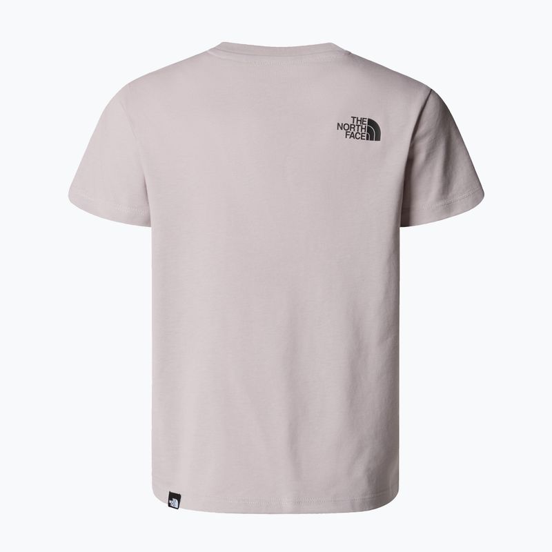 Koszulka dziecięca The North Face Teen Simple Dome Tee moonstone grey 2