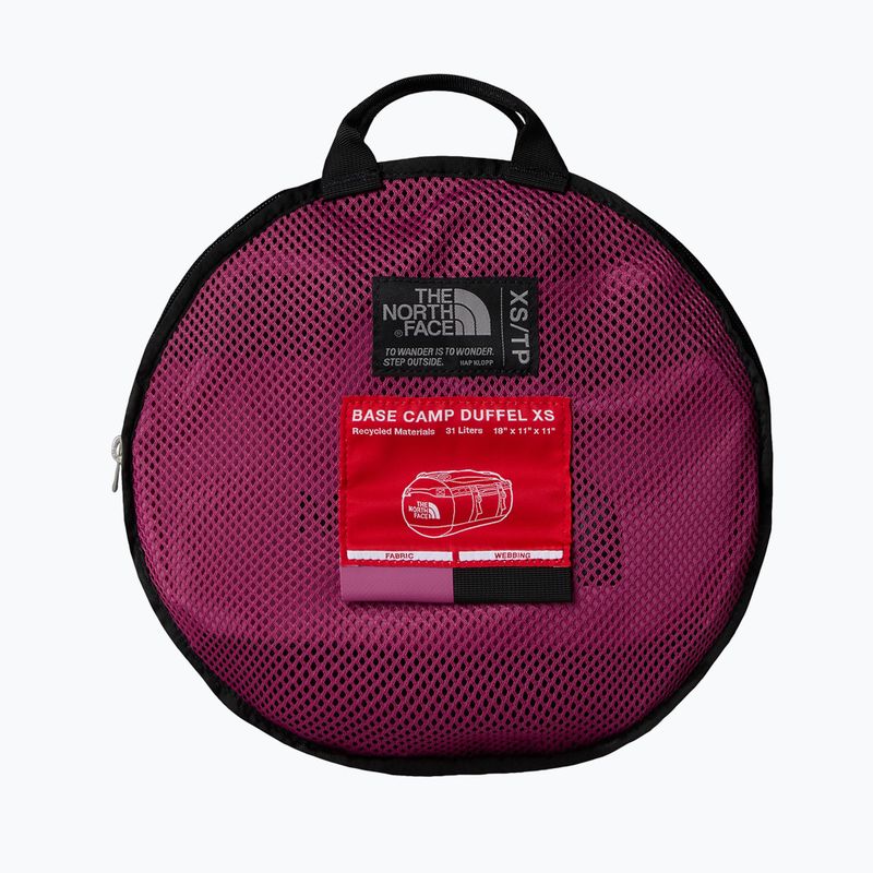 Torba podróżna The North Face Base Camp Duffel XS 31 l cyber berry/tnf black 3