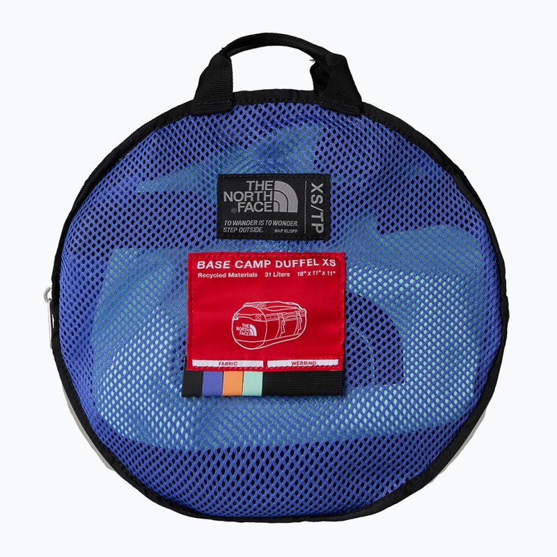 Torba podróżna The North Face Base Camp Duffel XS 31 l indigo plum/bright foam/papaya 3