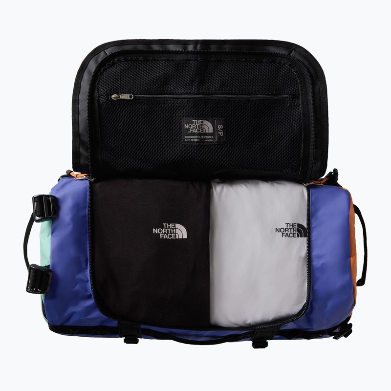 Torba podróżna The North Face Base Camp Duffel S 50 l indigo plum/bright foam/papaya 4