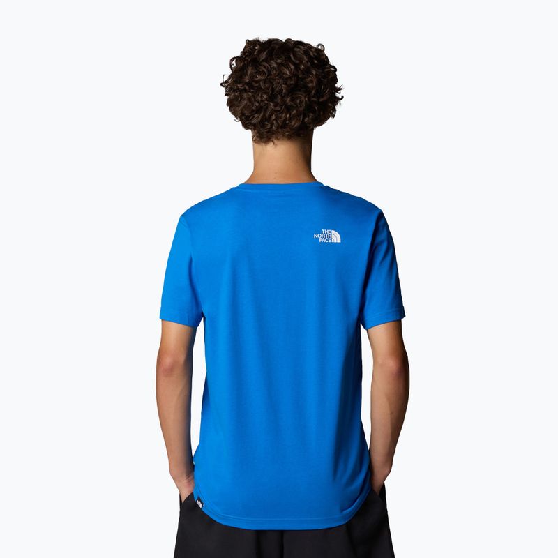 Koszulka męska The North Face Simple Dome Tee hero blue 3
