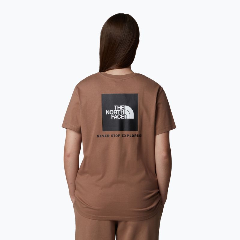 Koszulka damska The North Face Box Nse Relaxed Tee latte/tnf white 3
