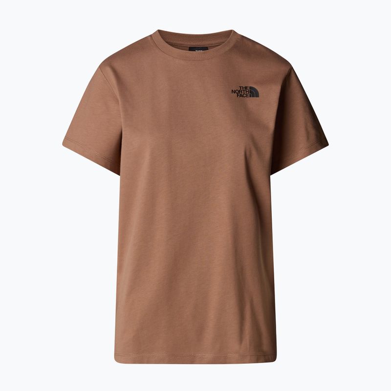 Koszulka damska The North Face Box Nse Relaxed Tee latte/tnf white 4