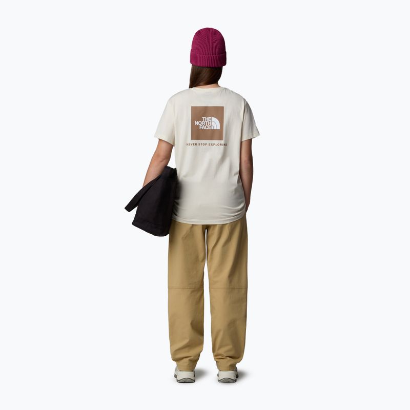 Koszulka damska The North Face Box Nse Relaxed Tee white dune/latt 2