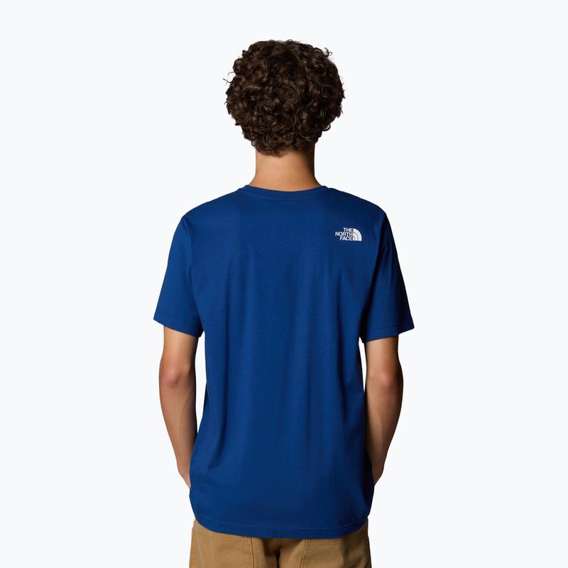 Koszulka męska The North Face Mountain Line Tee estate blue 3