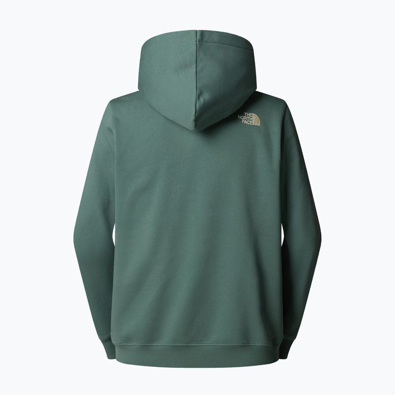 Bluza męska The North Face Drew Peak Pullover Hoodie duck green/gravel 2