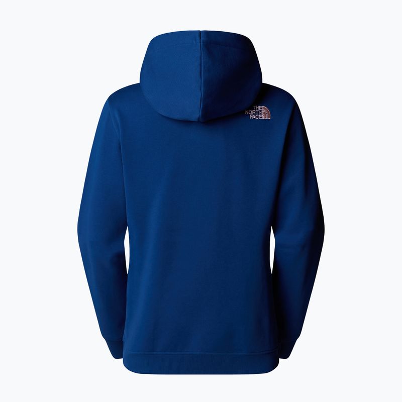 Bluza damska The North Face Drew Peak Pullover Hoodie estate blue/metal pink 5