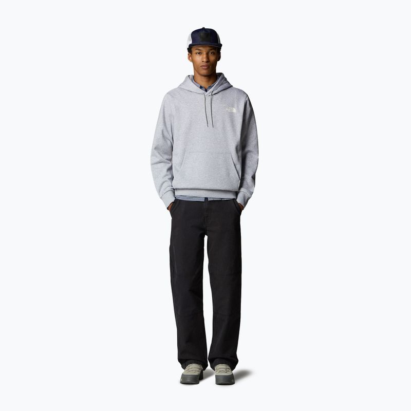 Bluza męska The North Face Simple Dome Hoodie tnf medium grey heather 2