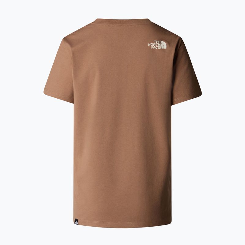 Koszulka damska The North Face Relaxed Easy Tee latte/white dune 5