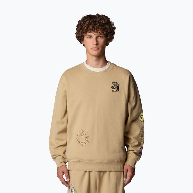 Bluza The North Face Mountain Cleanup Over khaki stone