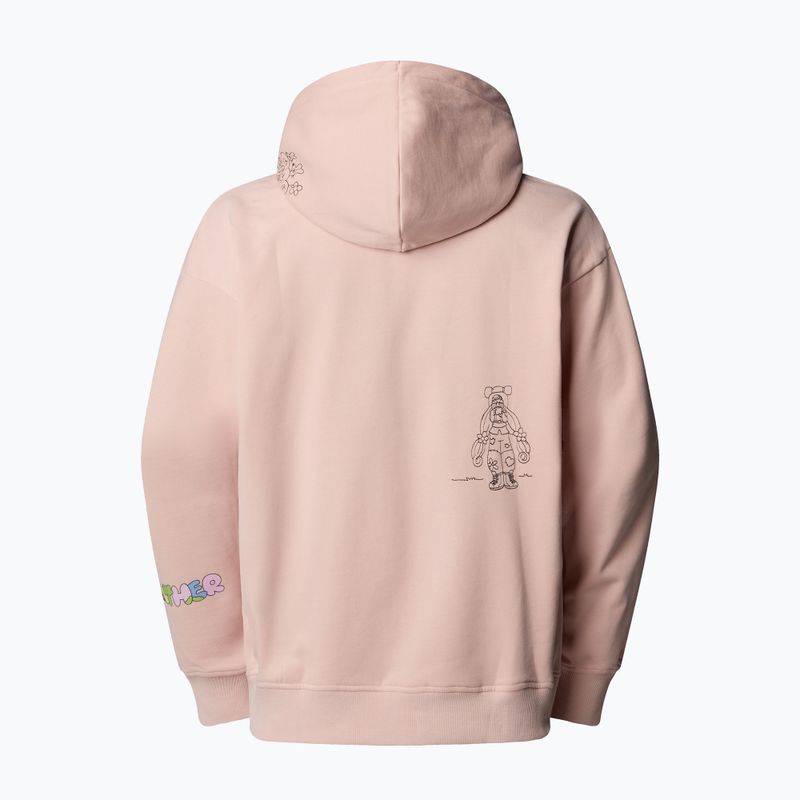 Bluza The North Face Mountain Cleanup Over Hoodie pink moss 5