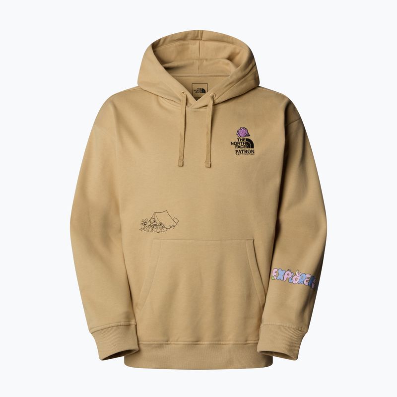 Bluza The North Face Mountain Cleanup Over Hoodie khaki stone 4