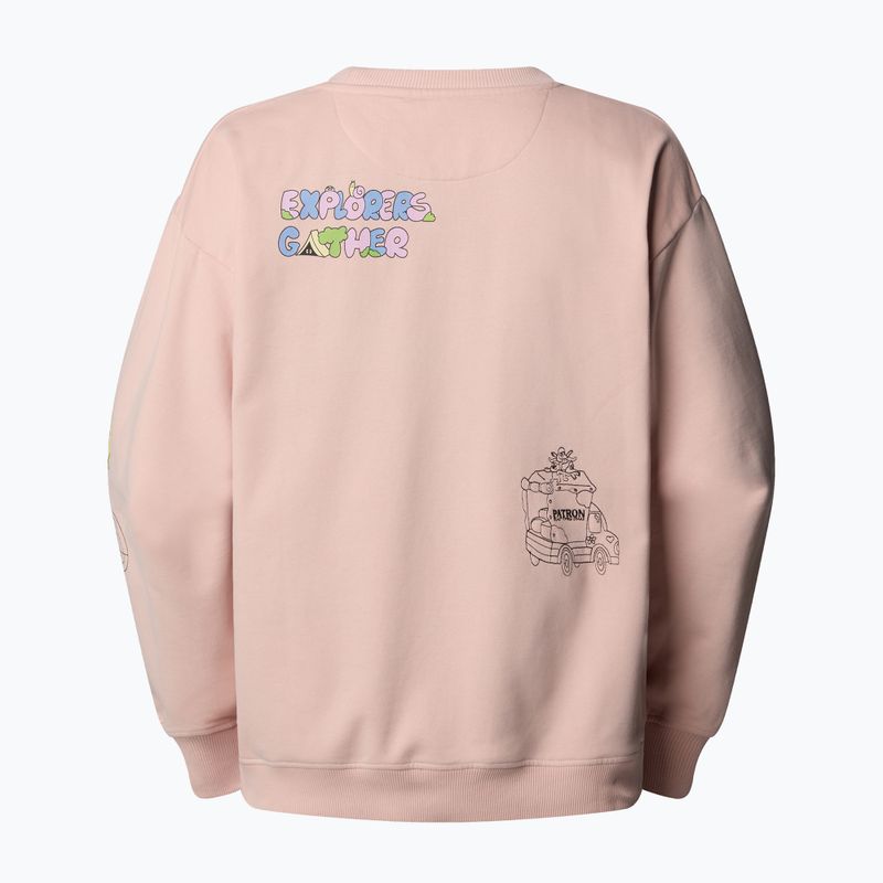 Bluza The North Face Mountain Cleanup Over pink moss 2