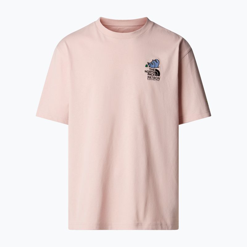 Koszulka The North Face Mountain Cleanup Oversized SS pink moss 4