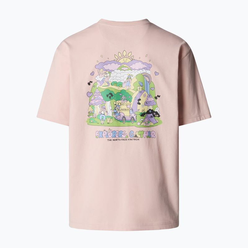 Koszulka The North Face Mountain Cleanup Oversized SS pink moss 5