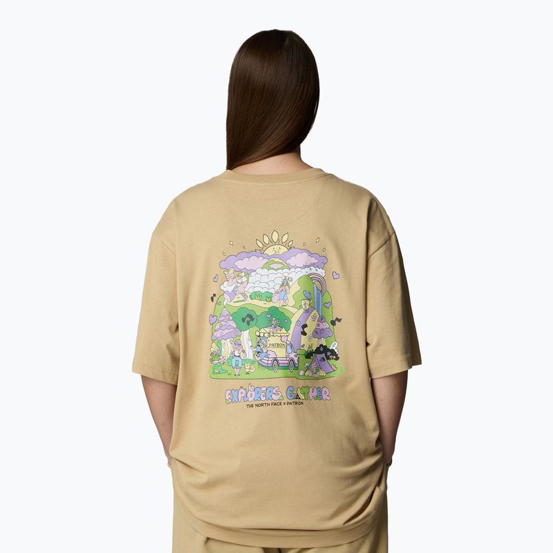Koszulka The North Face Mountain Cleanup Oversized SS khaki stone 3