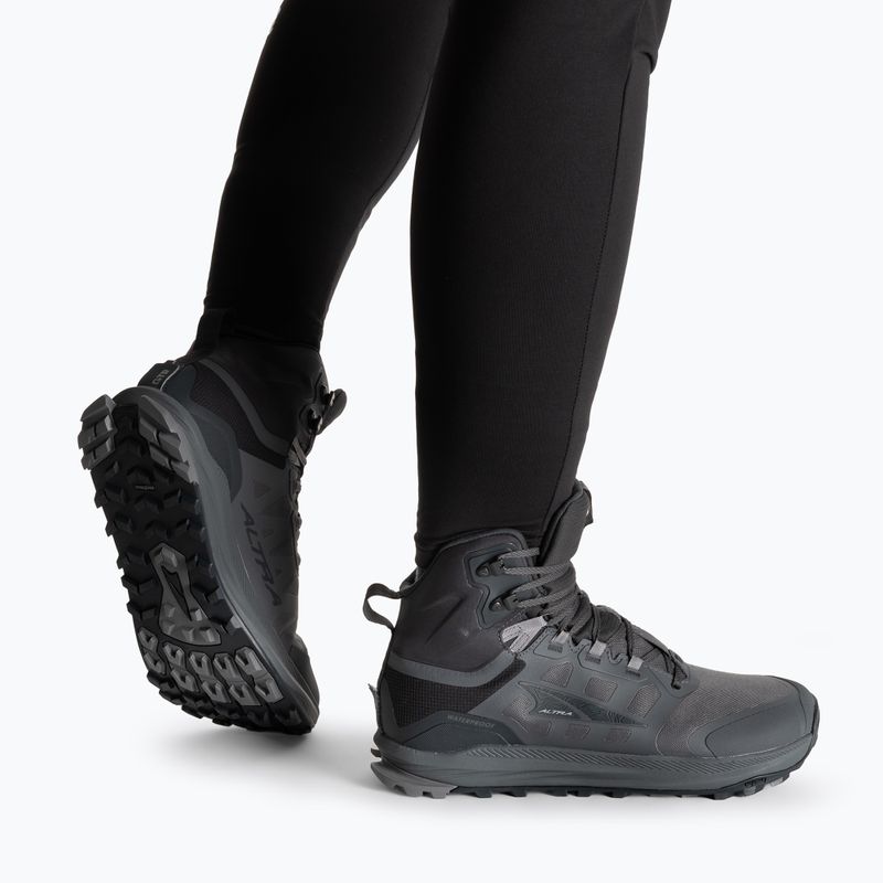 Buty męskie Altra Lone Peak 9 Waterproof Mid black/gray 2