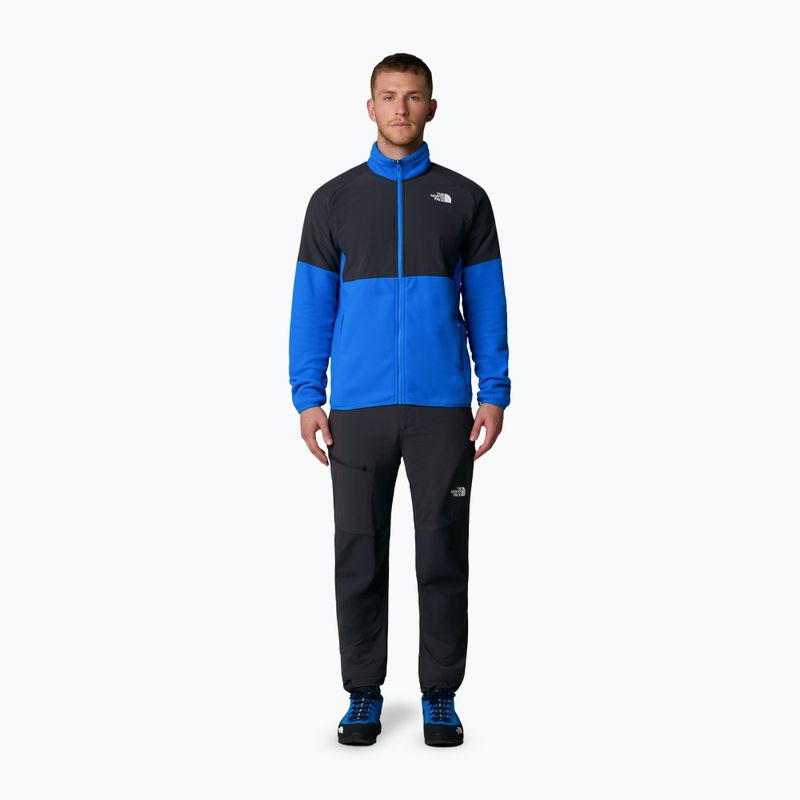 Bluza męska The North Face Glacier Heavyweight Full Zip hero blue/asphalt grey/tnf black 2